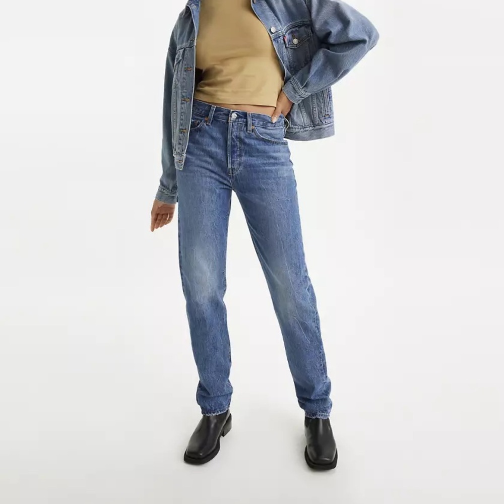 Levi's High-Rise Straight Mom Jeans 501 ‘81 Size 27